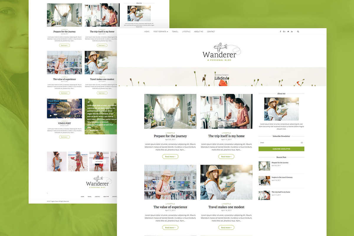 Wanderer - Travel WordPress Theme, a WordPress Template by EasyBlog Themes (Photo 3 of 4)