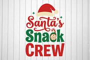 Santa’s Snack Crew Funny Christmas, an Object Graphic by T-shirt Pond (Thumbnail 2 of 3)