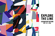 Abstract Line & Shape Print Patterns, a Pattern Graphic by ASTUDIO (Thumbnail 1 of 5)