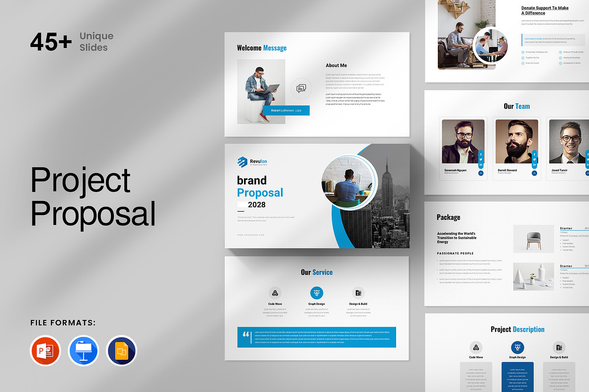 Project Proposal Presentation, a Presentation Template by GenerousArt (Photo 1 of 8)