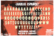 Franky Horrorshow - Monster Font, a Sans Serif Font by Remedy667 (Thumbnail 8 of 10)