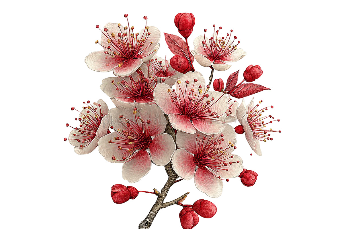 Whimsical Spring flower clipart, an Illustration by Designworld (Photo 5 of 5)