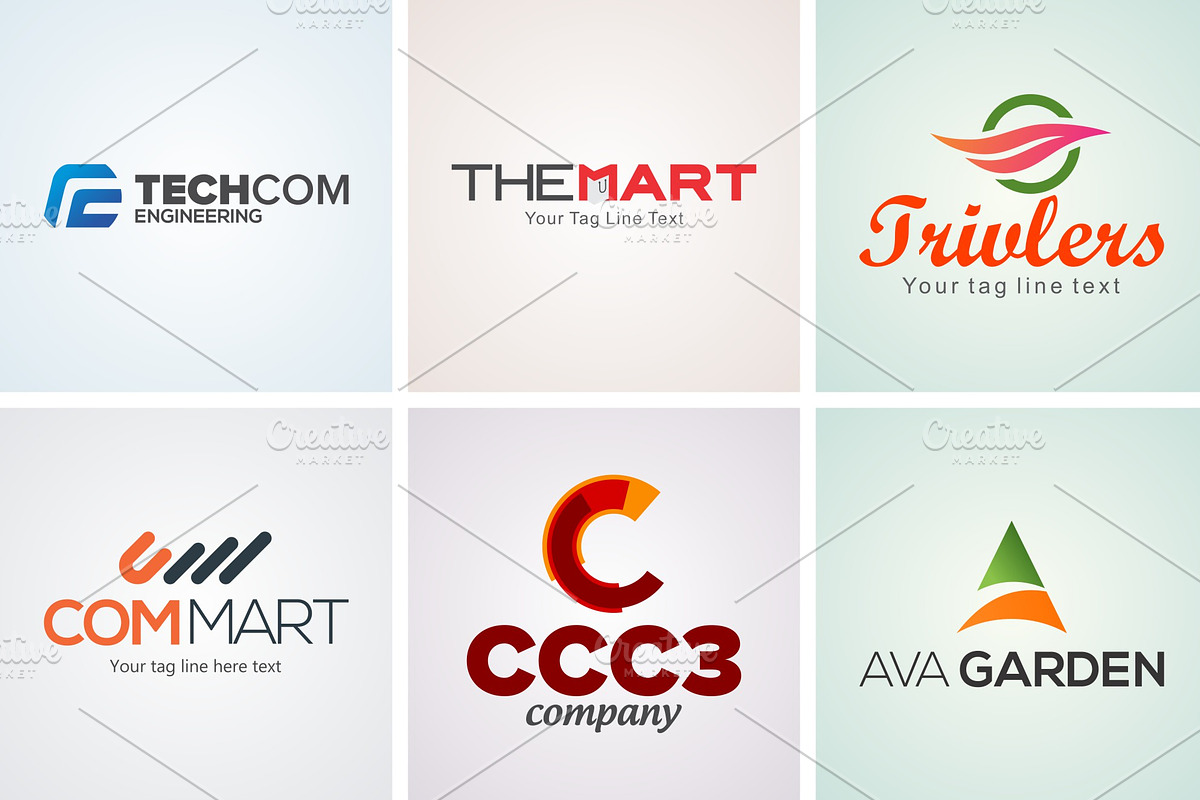 Creative Logos Design Template Set