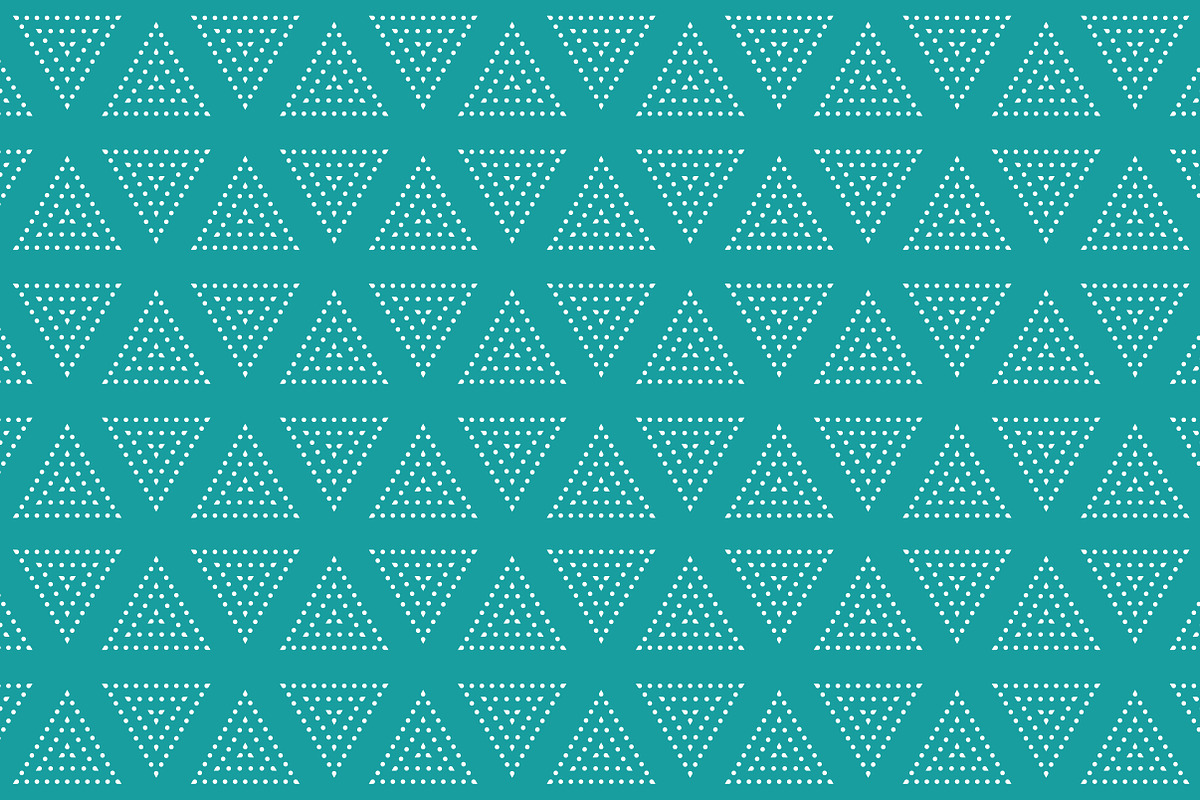 Triangles. Dot seamless Patterns., a Pattern Graphic by AnastasiaFlowStudio (Photo 1 of 2)