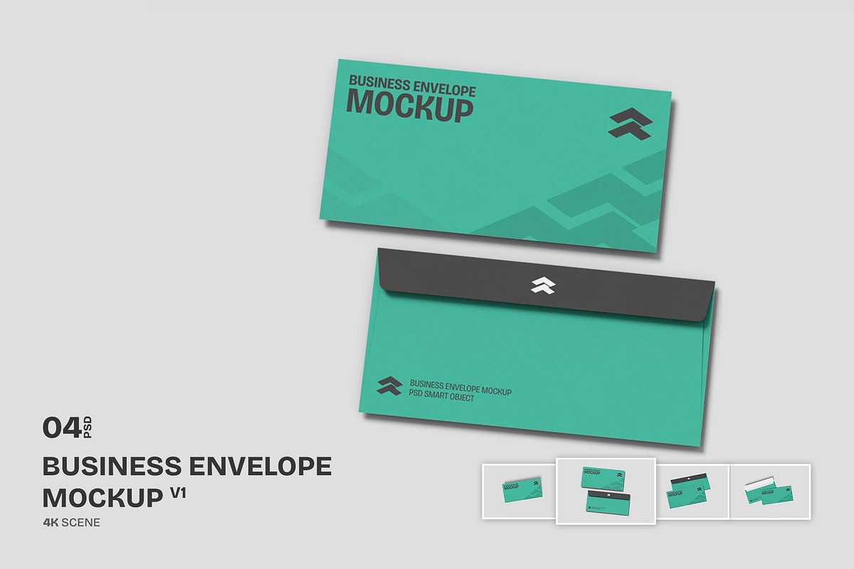 Business Envelope - Mockup, a Product Mockup by Rometheme Std (Photo 1 of 5)