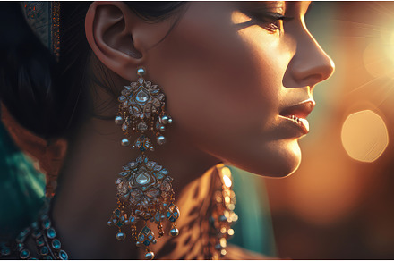 Closeup girl jewellery pose, a Beauty & Fashion Photo by Ylivdesign