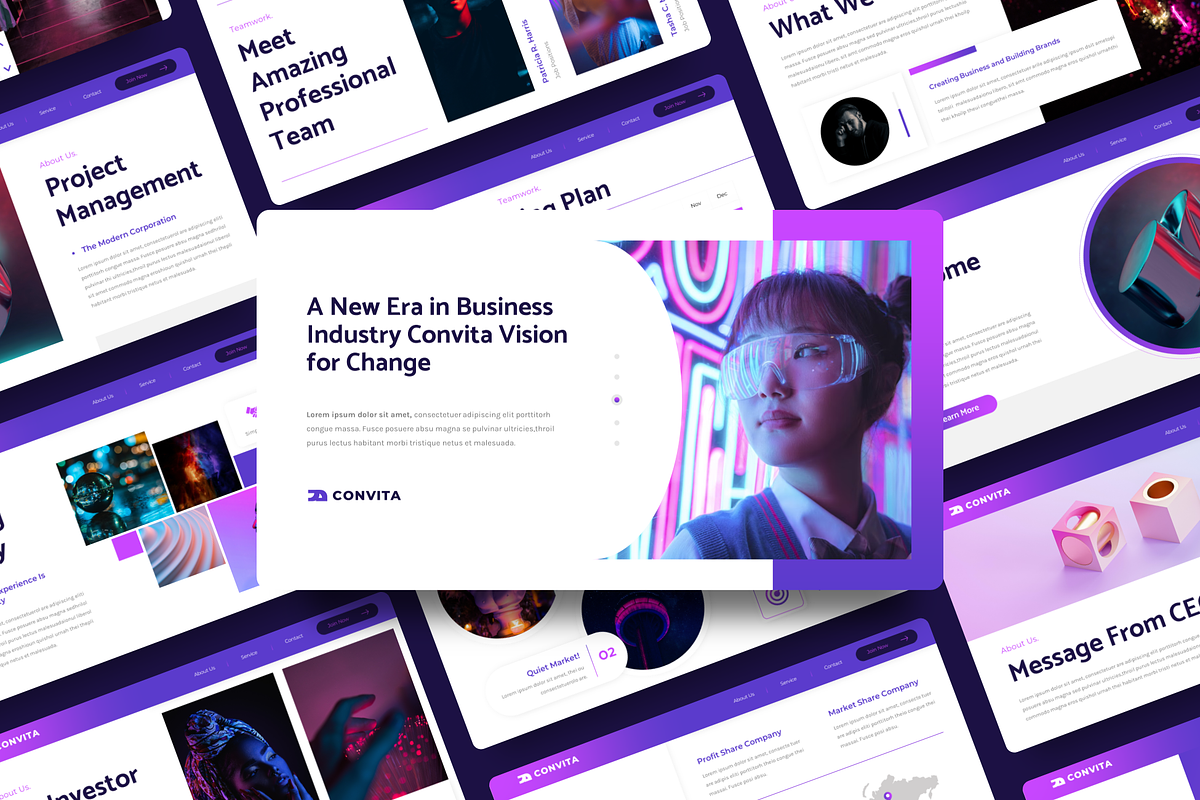 Convita - Business Pitch Deck, a Presentation Template by YossyOneStd (Photo 1 of 7)