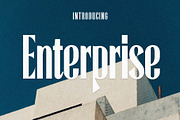 Enterprise Typeface | Early Bird 50%, a Sans Serif Font by 50Fox (Thumbnail 1 of 9)