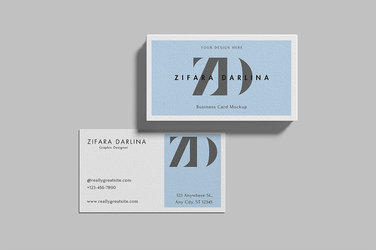 Business Card Mockup, a Product Mockup by ZifaraDesign (Photo 6 of 11)