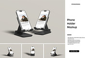 Phone Holder Mockup, an iPhone Mockup by ZifaraDesign (Thumbnail 1 of 5)