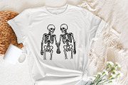 Skeleton Couple Holding Hands PNG, an Illustration by SharpMarketplace (Thumbnail 7 of 9)