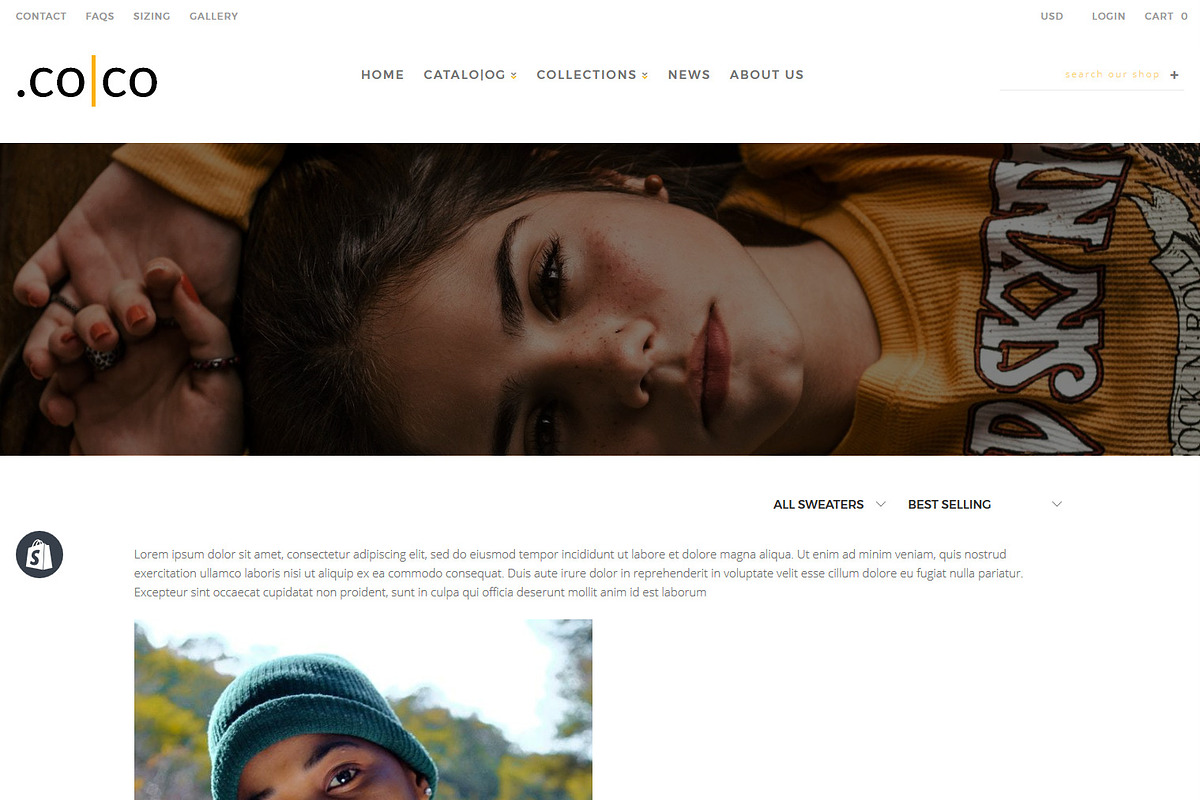 .co|co - shopify theme, a Shopify Template by inSTUDIO43 (Photo 6 of 10)