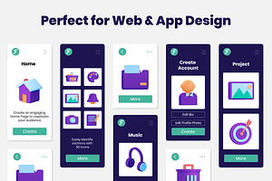 60 3D Web Icons