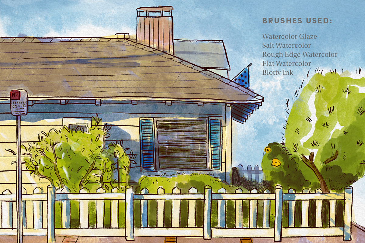 Urban Sketching – Procreate Brushes, a Brush Add-On by Sadie Lew (Photo 9 of 10)