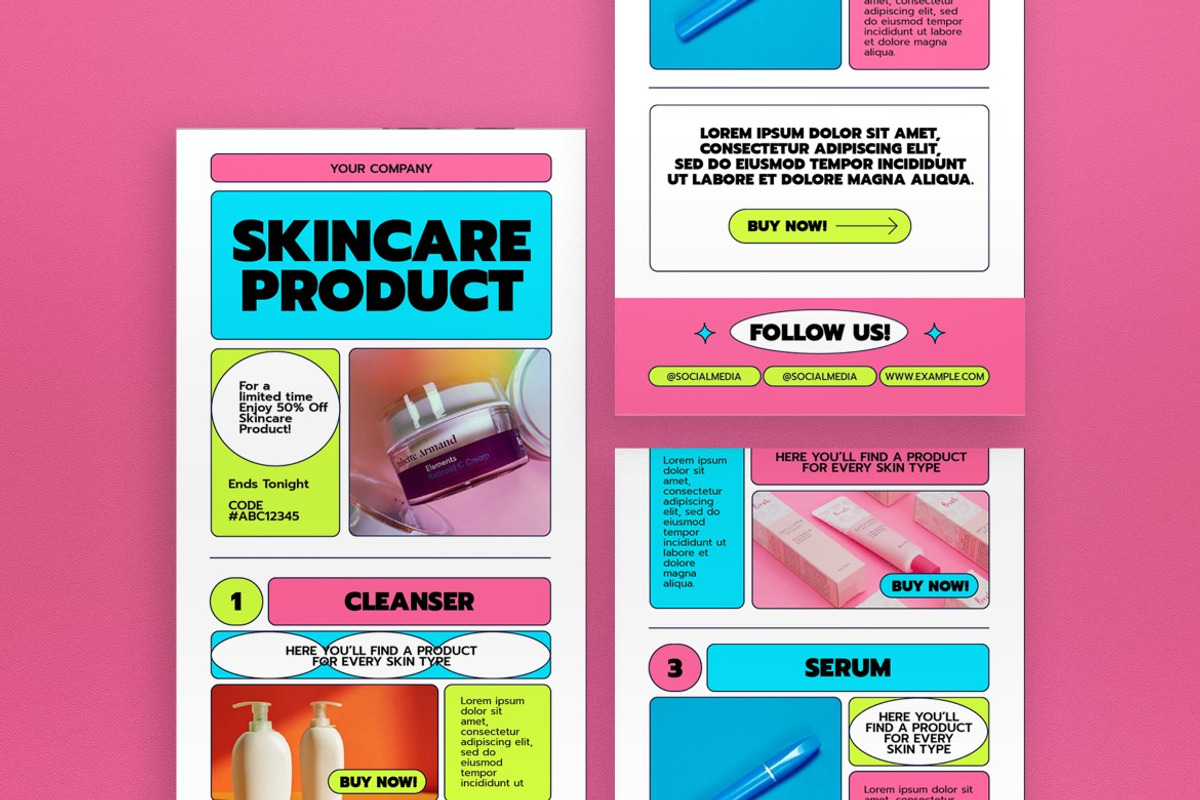 Skincare Product Newsletter preview 2