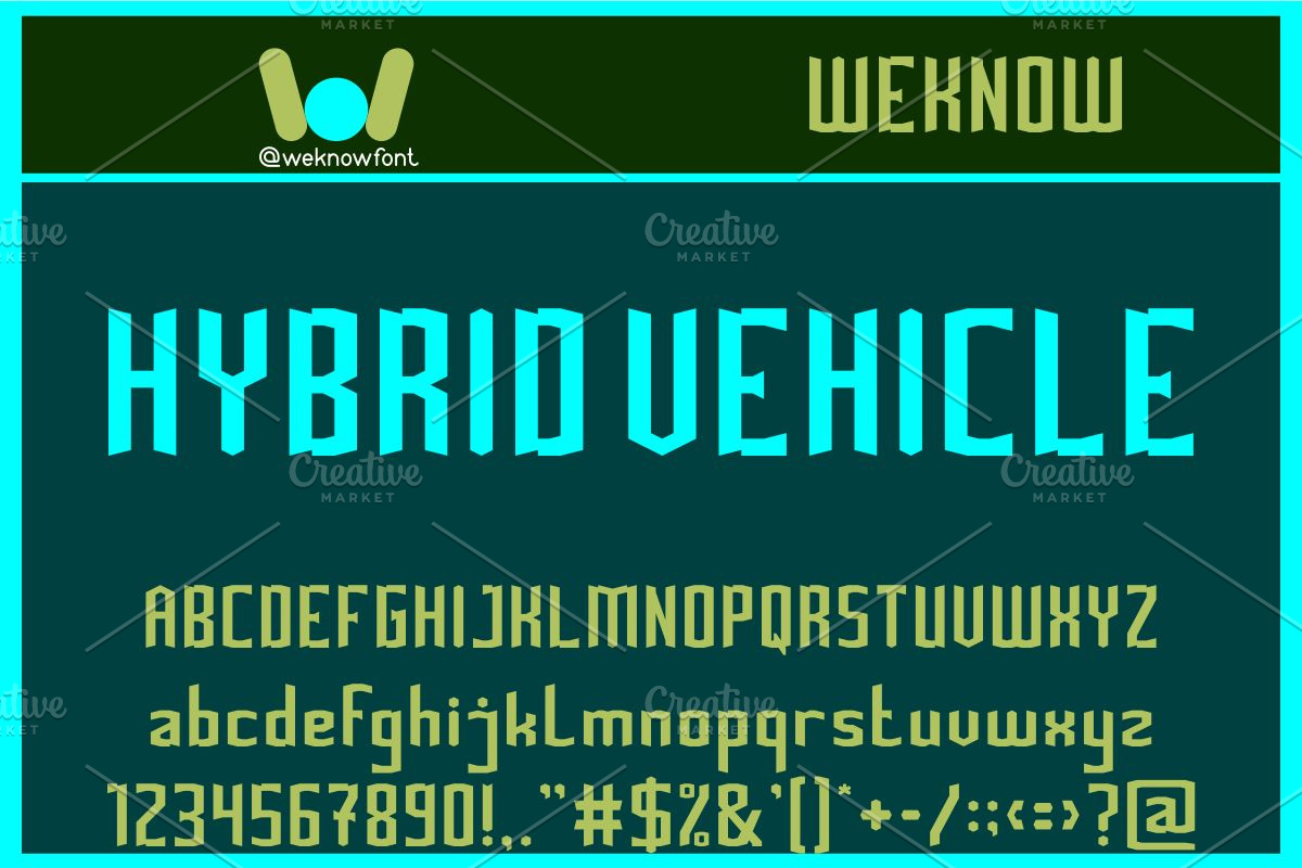 High Consequences font, a Font by weknow (Photo 5 of 8)