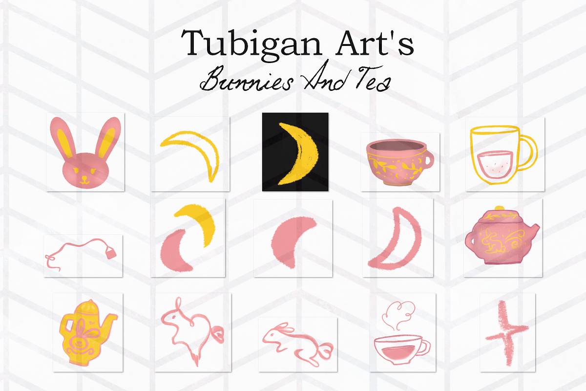 Bunnies and Tea, a Food Illustration by Tubigan Art (Photo 3 of 3)