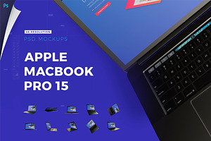 Apple Macbook Pro 15  | 4K Mockups