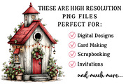 Whimsical Christmas Clipart, an Illustration by OK Design (Thumbnail 4 of 6)