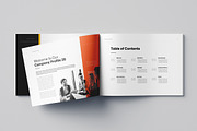 Company profile landscape | Word, a Brochure Template by HiveArts (Thumbnail 2 of 9)