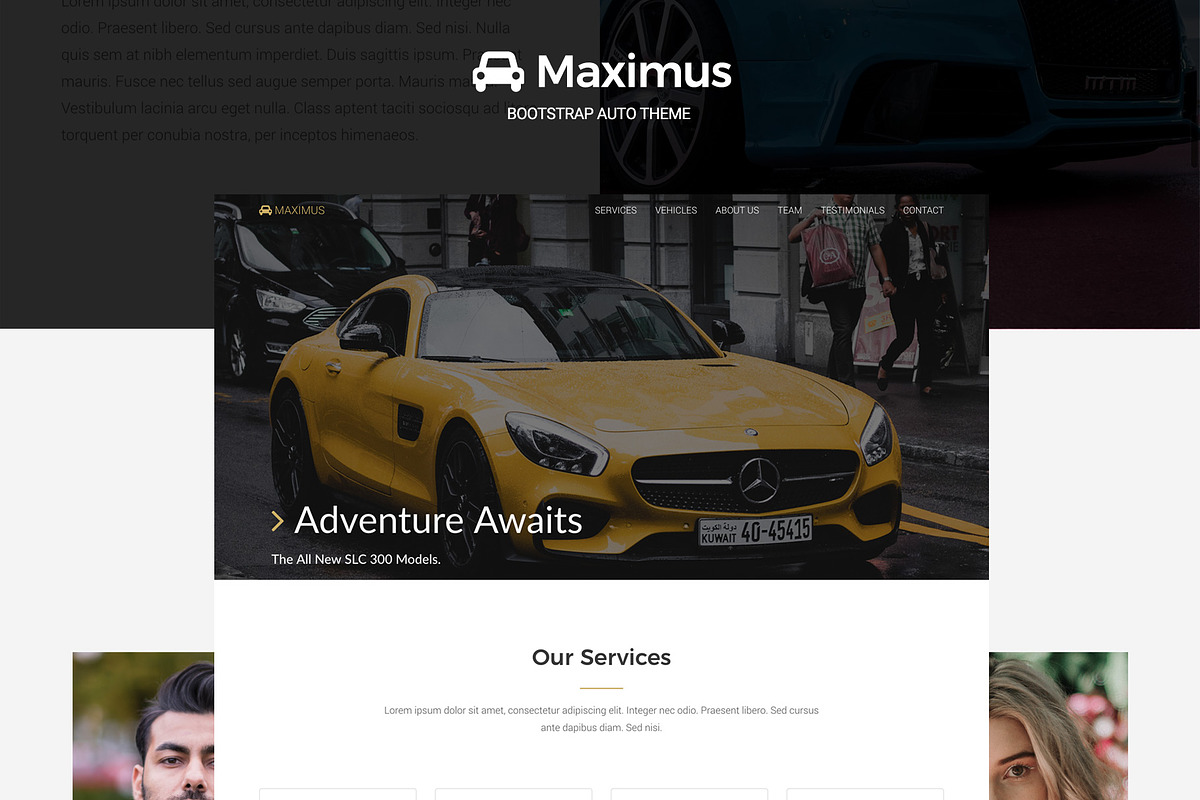 Maximus - Bootstrap Auto Theme, a Bootstrap Template by HH Themes