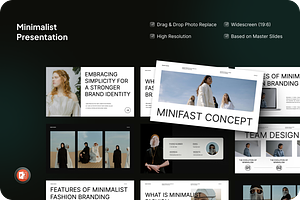 Minimalist Presentation PowerPoint, a Presentation Template by SquidPixey