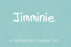 Jimminie - A Handwritten Font