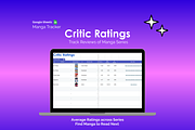 Manga Tracker - Google Sheets, an App Template by Ardent Workshop (Thumbnail 6 of 8)
