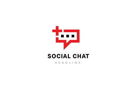 Social chat logo.
