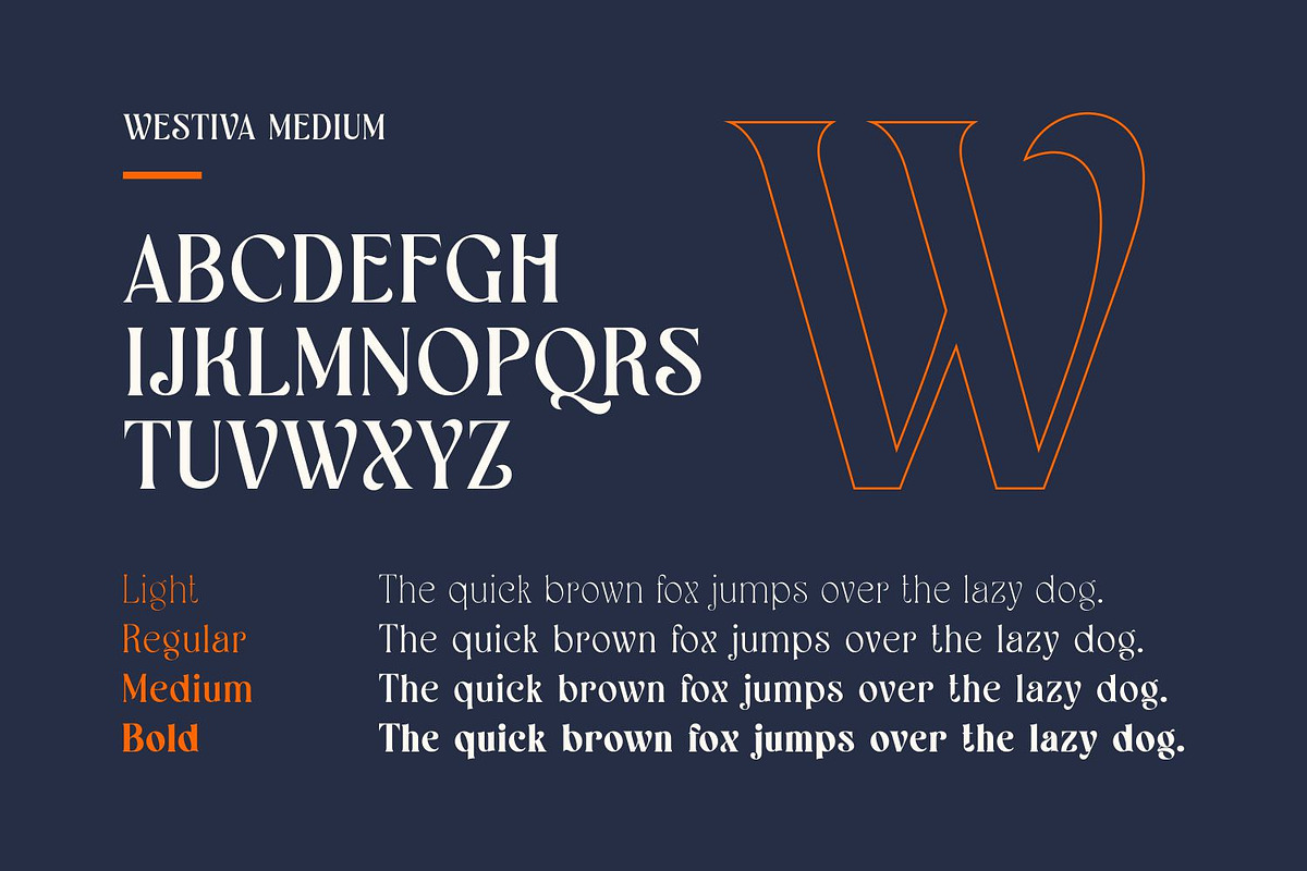 Westiva Fonts Family, a Serif Font by Asenbayu (Photo 6 of 14)