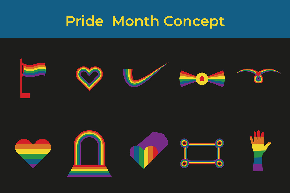 Pride  Month Concept, a Decorative Illustration by Lakhan1998 (Photo 2 of 2)