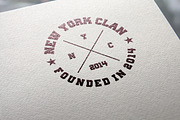 11 Hipster Badge Logos, a Branding & Logo Template by Xelm (Thumbnail 7 of 11)