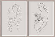 Mother’s Day Line Art, a Decorative Illustration by Miracles Everywhere (Thumbnail 3 of 7)