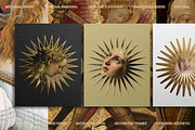 Celestial Gold Foil Papers & Frames, a Social Media Template by The Flossy Finch (Thumbnail 4 of 20)
