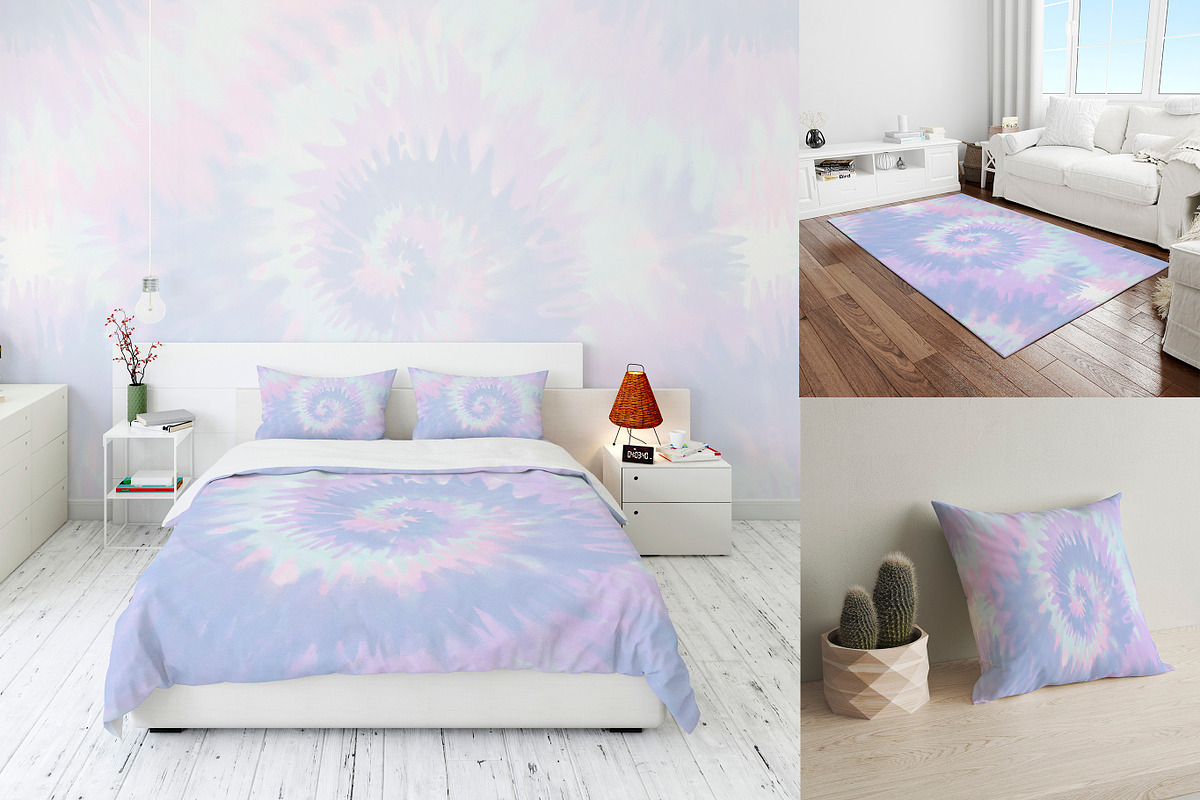 Seamless Pastel Tie-Dye Vol-01, a Pattern Graphic by Graphicsnext (Photo 2 of 6)