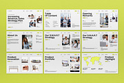 White Yellow Sales Strategy Plan PPT, a Presentation Template by graphicook (Thumbnail 2 of 5)
