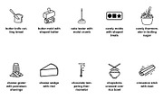 Culinary tools Icon Set 45 pcs, an Outline Icon by Nurlan's shop (Thumbnail 4 of 6)