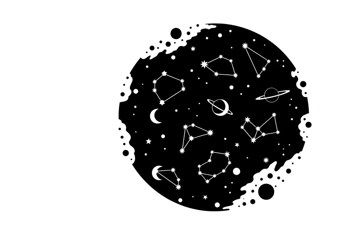 Elegant custom star map wall panel, an Illustration by Amazin_art (Photo 18 of 36)
