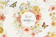 Sunset Wildflowers Delicate Flora, a Decorative Illustration by SunnyAfternoons (Thumbnail 8 of 15)