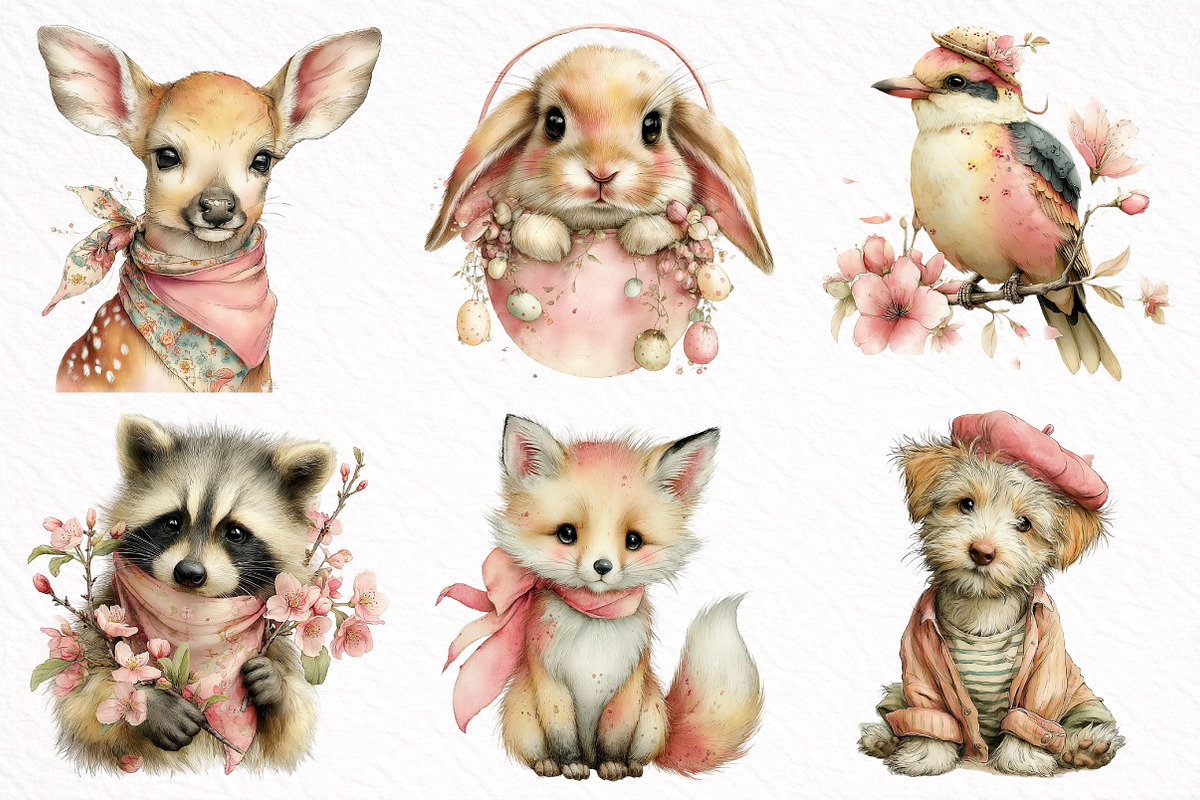 Summer Watercolor Clipart PNG, an Illustration by DreamArtGraphic (Photo 3 of 8)
