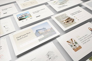 Real Estate Presentation PowerPoint, a Presentation Template by Pixslides