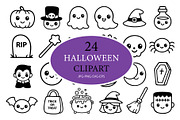 Cute Halloween Icon Set., an Outline Icon by kaisorn (Thumbnail 1 of 5)