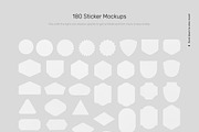 Sticker Mockups - Shape Generator, an Advertising Mockup by Mr.Mockup™ (Thumbnail 3 of 10)