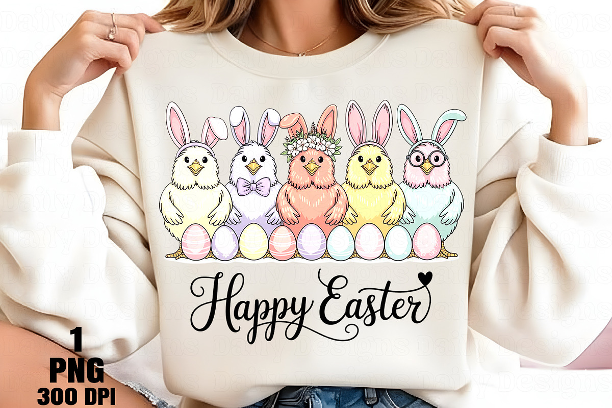 Easter Bunny Farm Chicken PNG, an Illustration by Daily.Designs (Photo 3 of 4)