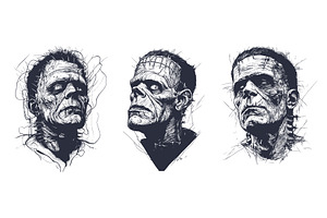 Frankensteins Monster Sketches