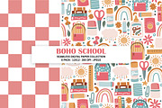 Boho School Seamless Digital Pattern, a Pattern Graphic by Alanna Messina Design Co (Thumbnail 2 of 9)