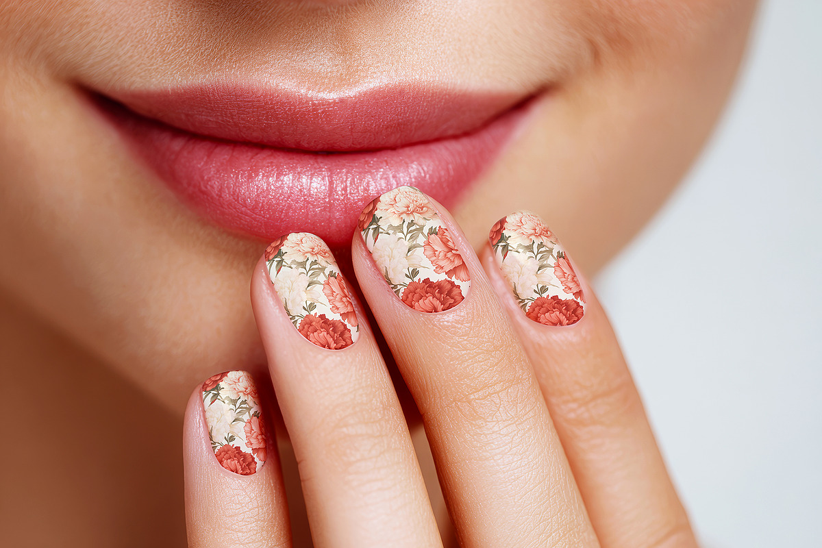 Nails Mockup 6 PSD files, a Product Mockup by GraphicVil (Photo 9 of 9)
