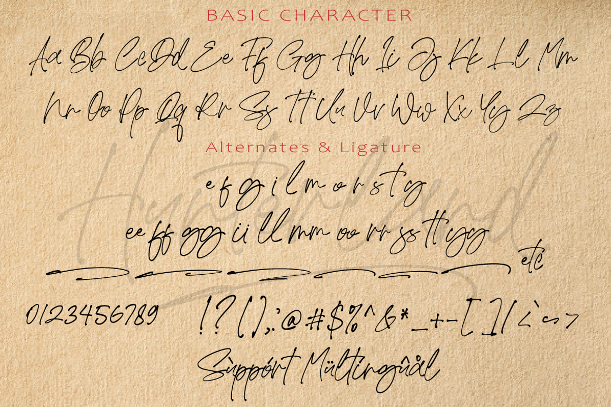 Hunterland, a Script Font by AMINMARIO (Photo 8 of 9)