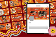 50 Retro Cover Templates Groovy, a Templates & Theme by TemplateCastleStore (Thumbnail 6 of 9)