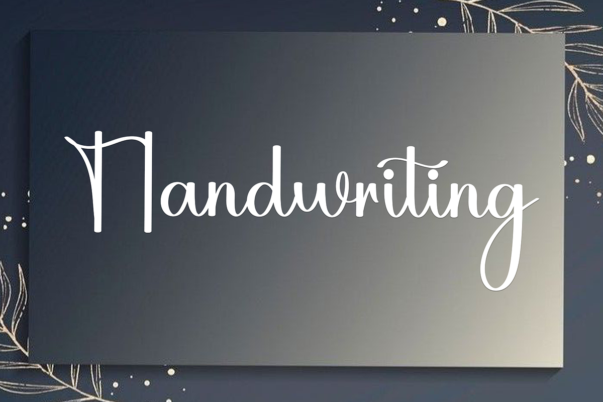 Midnight, a Handwritten Font by InermediaSTUDIO (Photo 3 of 8)